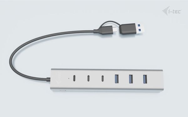 i-Tec METAL Series Charging HUB - Hub - stasjonær