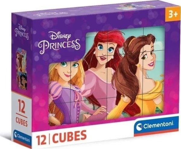 Clementoni bildeblokker 12 deler Princess 41197