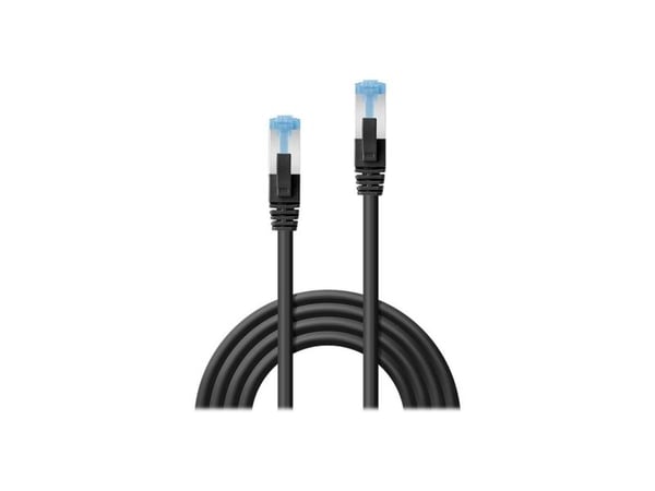 Lindy 47415, 3 m, Cat6a, S/FTP (S-STP), RJ-45, RJ-45, Svart