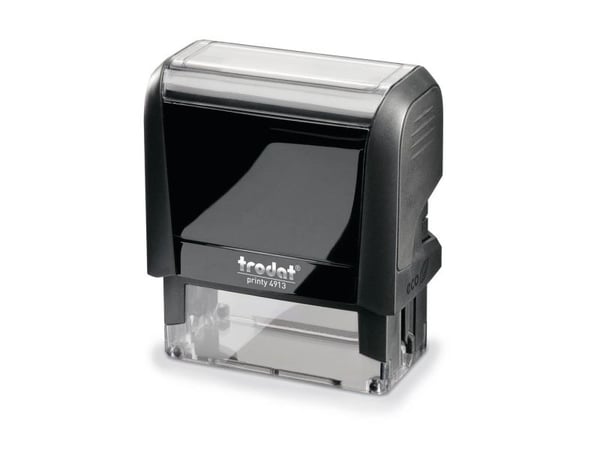 Trodat 4913, Traditionell, Specialstämpel, Plast, 58 x 22 mm, Svart, 75 g