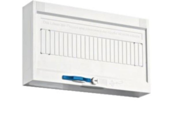 Hager täcklock ZU62EA 150 mm stängt eHZ – plast – vit (ZU62EA)