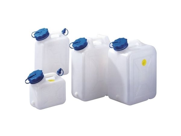 Hünersdorff 818200 breidhalsbeholder 22 l, plast, natur, 370 mm, 180 mm, 475 mm