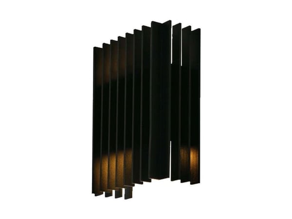 V-TAC VT-1189-B 10559 LED utendørs vegglampe EEK: F (A - G) LED (RGB) 12 W Just Black