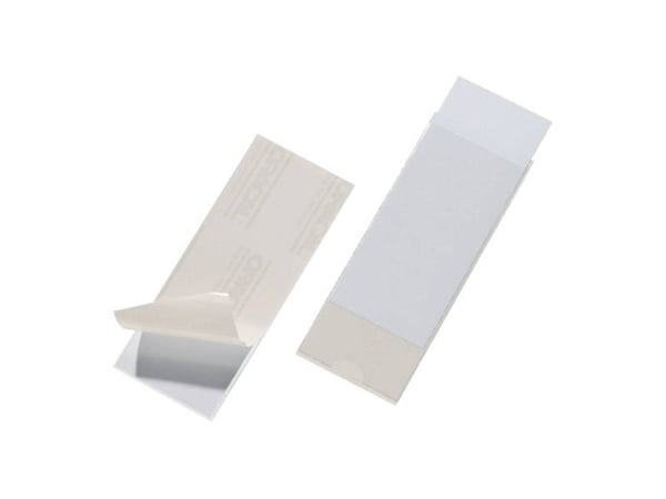 Durable Pocketfix, Läpinäkyvä, Suorakulmio, Polypropeeni (PP), 60 mm, 150 mm, 10 kpl