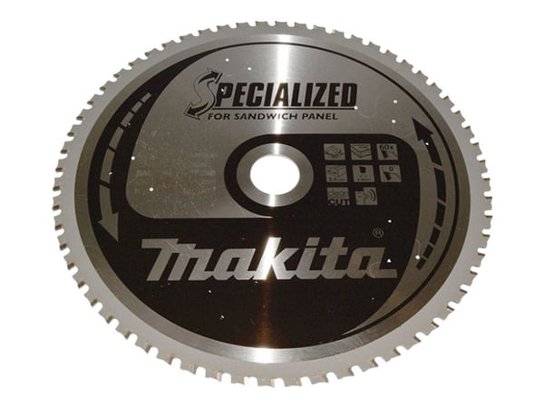 Makita Specialized - Sirkelformet sagblad - for sandwich panel - 270 mm - 60 tenner - for XGT HS011GT201