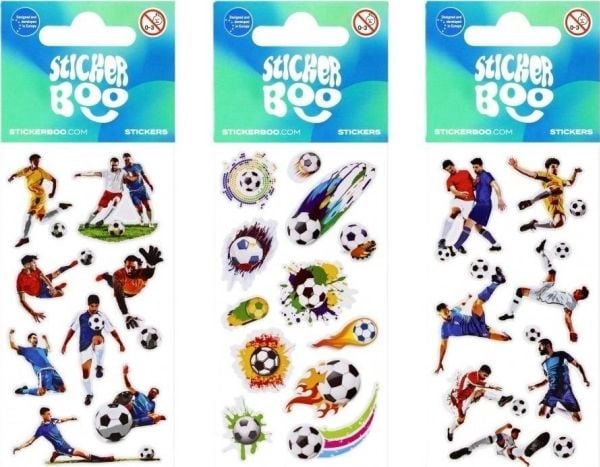 STICKERBOO Klistremerker Sticker BOO Football mix