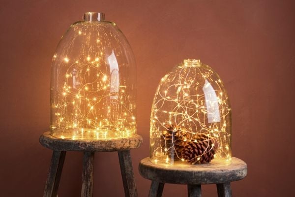 Sirius Knirke valoketju 80 LED - Kirkas/Kultainen