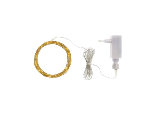 Sirius Knirke valoketju 80 LED - Kirkas/Kultainen