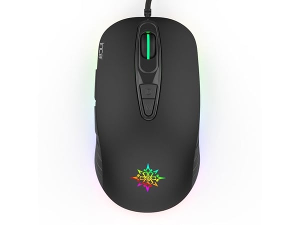 Inca IMG-348, Høyre hendt, Optisk, USB Type-A, 3200 DPI, Sort