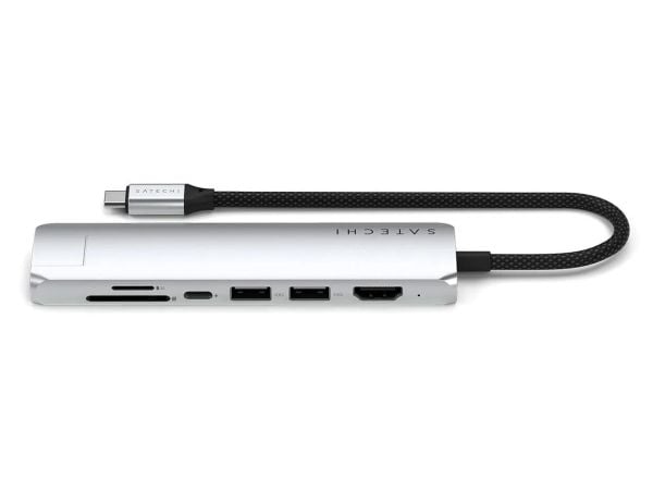 Satechi 7-in-1 - Telakointiasema - USB-C / USB 3.2 Gen 2 x 2 - HDMI - 1GbE