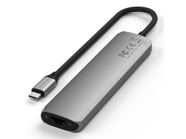 Satechi 7-in-1 - Telakointiasema - USB-C / USB 3.2 Gen 2 x 2 - HDMI - 1GbE