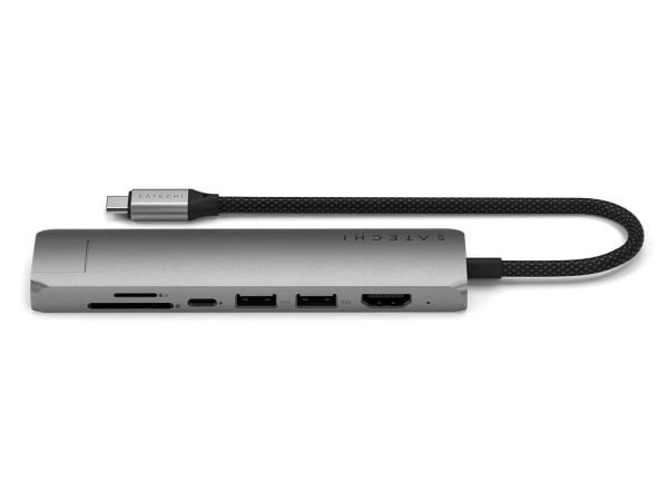 Satechi 7-in-1 - Telakointiasema - USB-C / USB 3.2 Gen 2 x 2 - HDMI - 1GbE