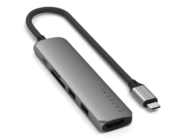 Satechi 6-in-1 - Telakointiasema - USB-C 3.2 Gen 2 - HDMI
