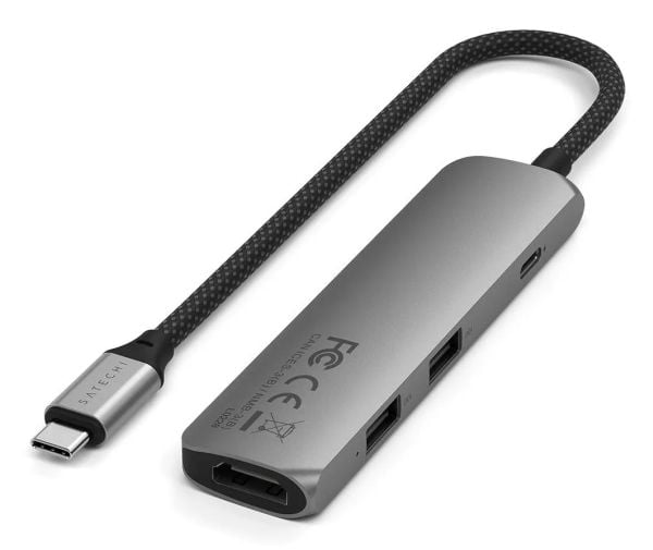 Satechi 4-in-1 - Telakointiasema - USB-C / USB 3.2 Gen 2 x 2 - HDMI