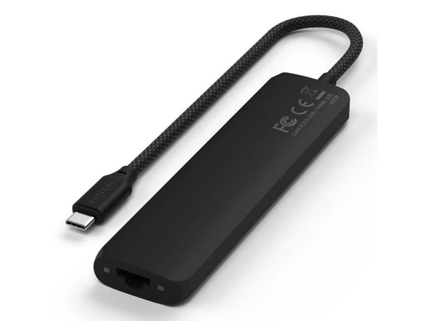 Satechi 7-in-1 - Telakointiasema - USB-C / USB 3.2 Gen 2 x 2 - HDMI - 1GbE