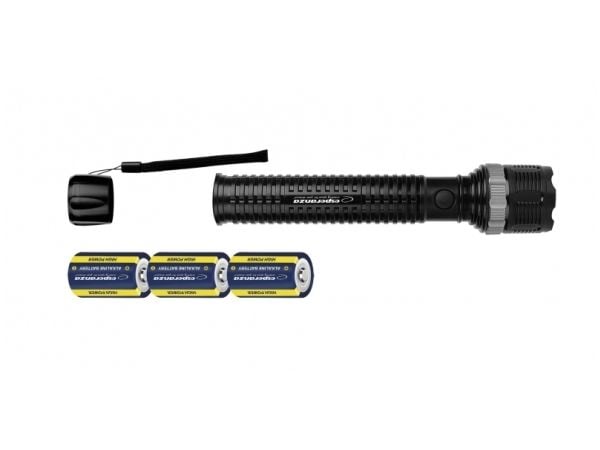 Esperanza Epione XL LED Flashlight, Lommelykt, Sort, Knapper, LED, 1 lamper, 1 W