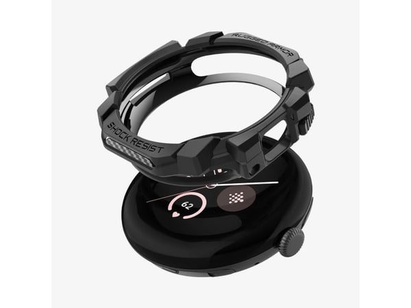Spigen Pixel Watch 3 (41mm) Case, Sort, Google Pixel Watch 3 (45mm), Termoplastisk polyuretan (TPU), 45 mm, 14,2 mm, 44,5 mm