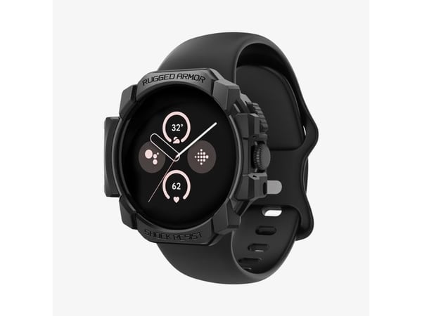 Spigen Pixel Watch 3 (41mm) Case, Sort, Google Pixel Watch 3 (45mm), Termoplastisk polyuretan (TPU), 45 mm, 14,2 mm, 44,5 mm