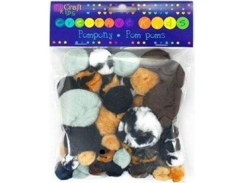 DP Craft akrylpom ponger Animal Prints