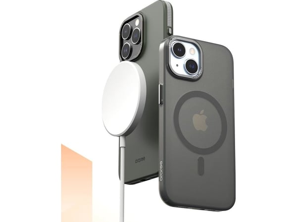 Araree Aero Frame-deksel iPhone 15 Plus 6,7" gjennomsiktig-svart/klar svart AR20-01840D