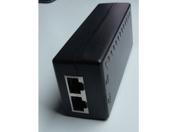 Wantec 5561, Raskt Ethernet, 10,100 Mbit/s, 802.3af, Sort, Kortslutning, 48 V