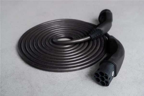 LAPP MOBILITY selvrullende ladekabel Type 2 - opptil 22 kW - 3 m - svart (75749)