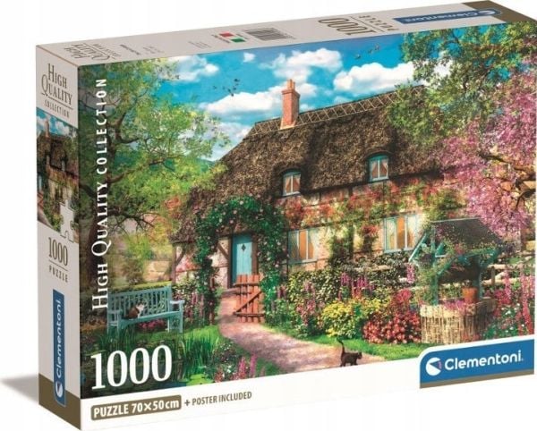 Clementoni High Quality Collection The Old Cottage, 1000 kpl, Taide, 18 vuosi/vuosia