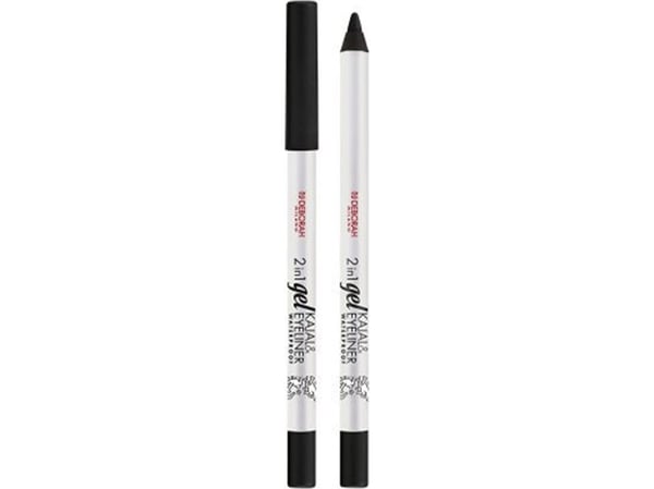 2 in 1, Gel Kajal + Eyeliner, Waterproof