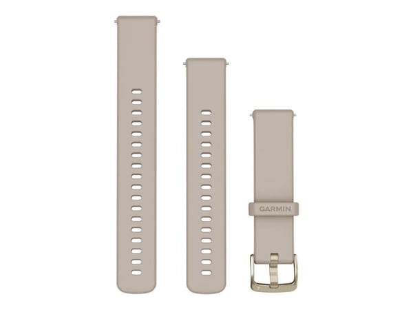 Garmin Acc, Venu 3S, 18 mm:n ranneke, Ranskan harmaa + pehmeä kulta, WW/Aasia (010-13256-02)