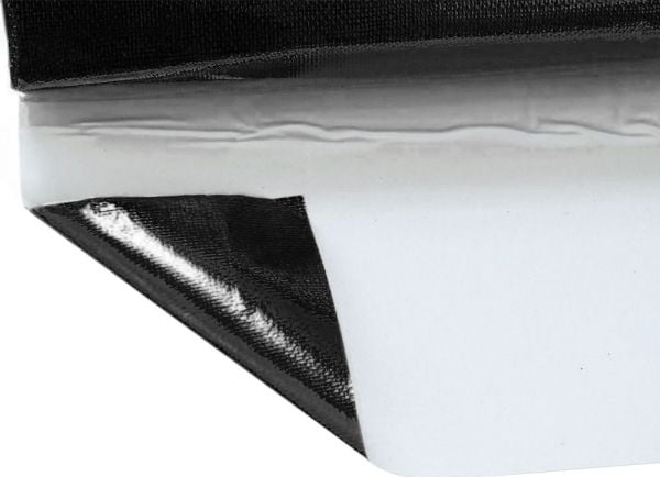TurboWorks termisk pasta självhäftande 0,2 mm 30 cm x 60 cm svart