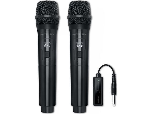 Muse | Pakke med 2 trådløse mikrofoner | MC-50 WI | Black