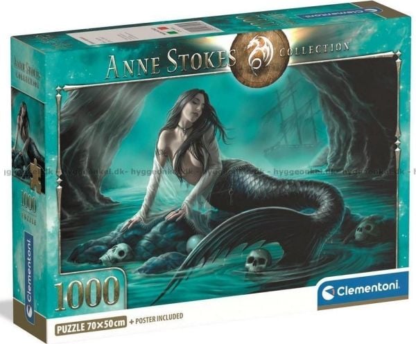 Clementoni Pussel Compact Anne Stokes Collection - Siren's Lament 1000 bitar (37053) |