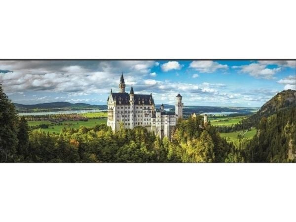 Clementoni Puzzle Panorama HQ Neuschwanstein Castle 1000 elementer (39883)