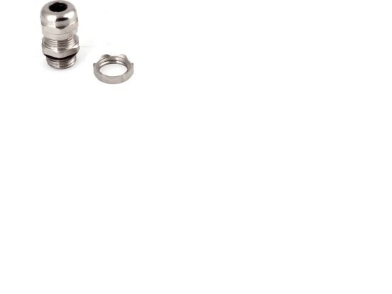 Kaapeliläpivienti EMC M12X1,5 messinki mutterilla, IP68, kaapeli Ø 3-6,5 mm