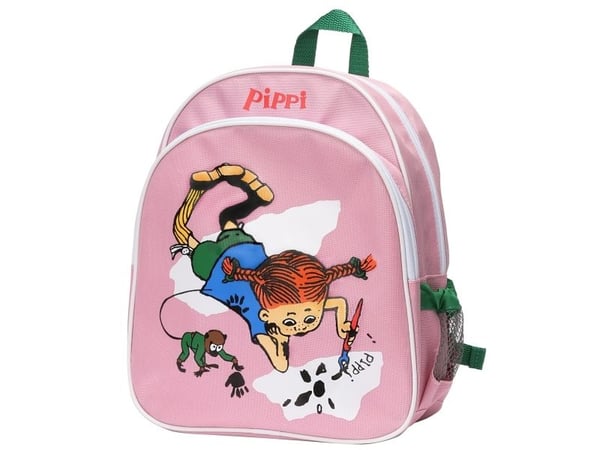 Micki Ryggsekk for førskolebarn for jenter rosa Pippi