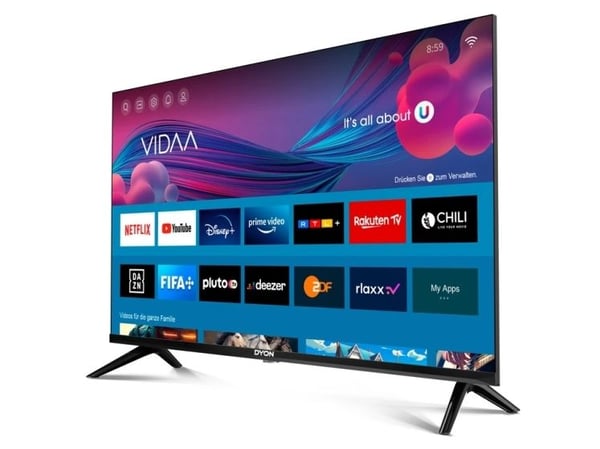 Dyon Smart 43 VX, 109,2 cm (43"), 1920 x 1080 pikseliä, LED, Älytelevisio, Wi-Fi, musta