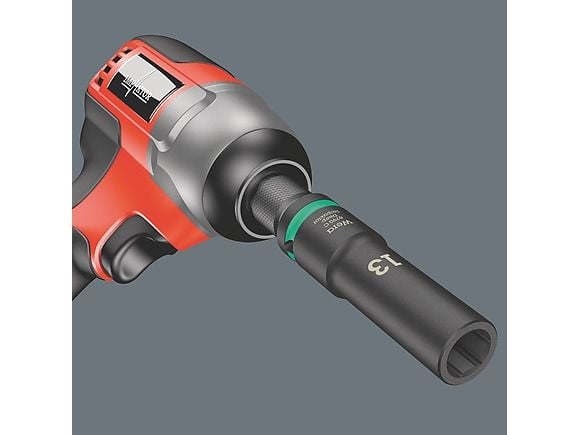 Wera 05150115001, Støpselsett, 1/2", Metrisk, 11 hoder, 13,14,15,16,17,18,19,21,22,24,27 mm, 405 mm