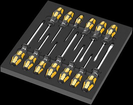 Wera 05150105001, 344 mm, 392 mm, 46 mm, 2,68 kg, 13 stykker, Tsjekkisk Republikk