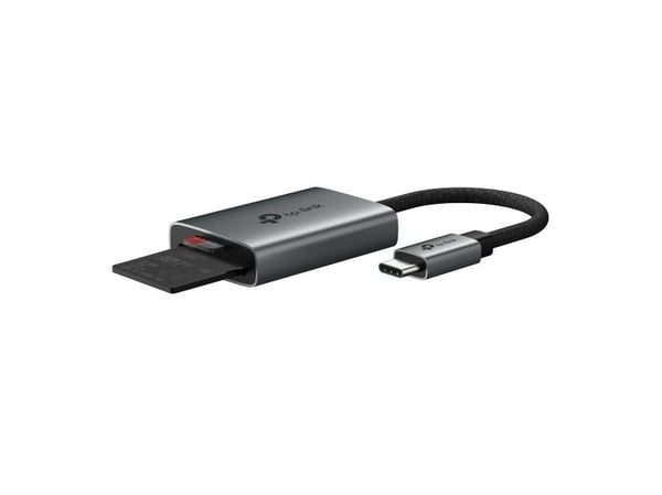 TP-Link UA430C, MicroSD (TransFlash), SD, Grå, CE, FCC, RoHS, BSMI, USB 3.2 Gen 1 (3.1 Gen 1) Type-C, 48,4 mm, 34,2 mm