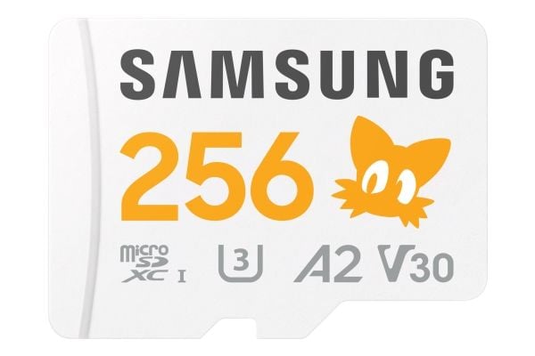 Samsung PRO Plus MB-MD256SA - Flashminnekort (microSDXC til SD-adapter inkludert) - 256 GB - A2 / Video Class V30 / UHS-I U3 - microSDXC UHS-I - blå