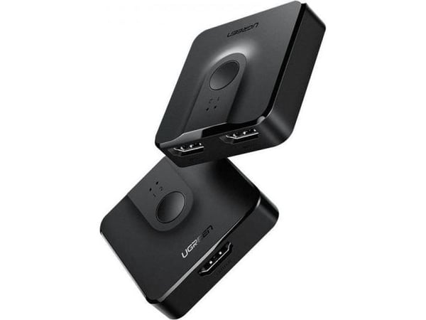 Kytkin UGREEN 2in1 HDMI 1.4 (musta)