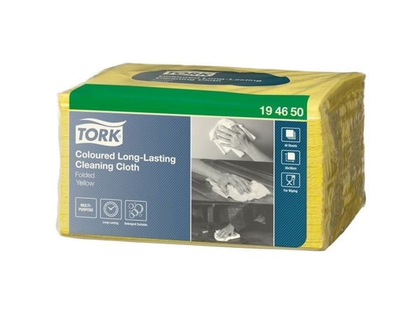Tork 194650, Papir, Gult, 160 mm, 193 mm, 40 stykker, 195 mm Tork 194650, Papir, Gult, 160 mm, 193 mm, 40 stykker, 195 mm