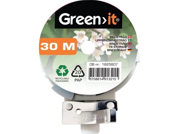 HOME It® plastbelagt bindetråd med afklipper 30 meter