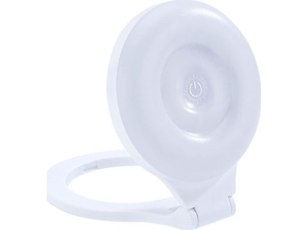 Kingxbar Mini magnetisk telefonholder med lampe kompatibel med MagSafe hvit