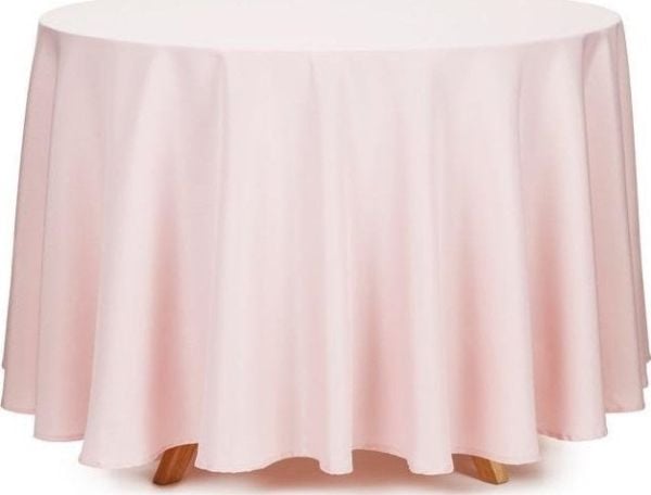 PartyDeco OBRO1-081BR, Rund, Rosa, Bordduk, Innendørs, 230 x 230 cm, 1 stykker