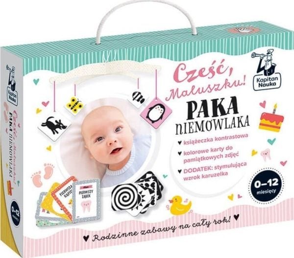 Kapitan Nauka Hej, baby! Kontrastbok för babypaket KS0880