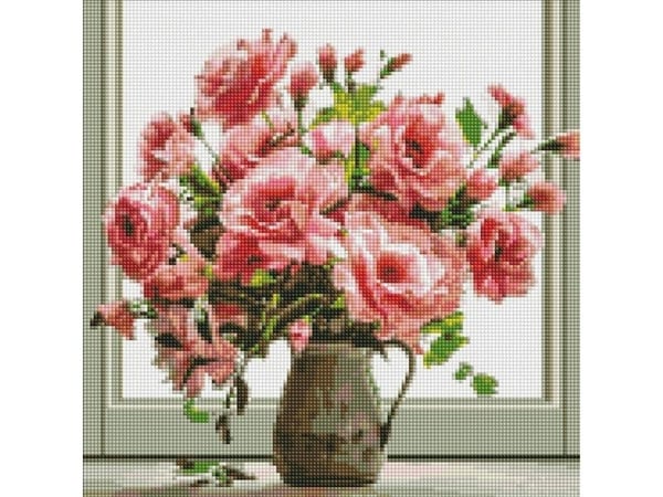 Ideyka diamantmosaikk - Bouquet Aroma 40x40cm