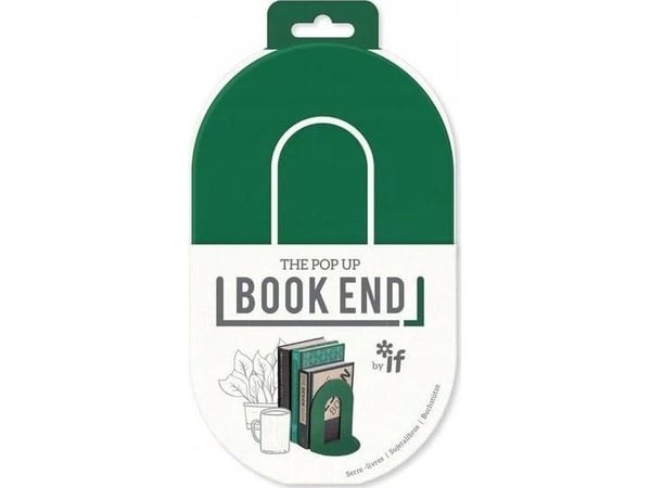 Book End Kirjatuki tummanvihreä