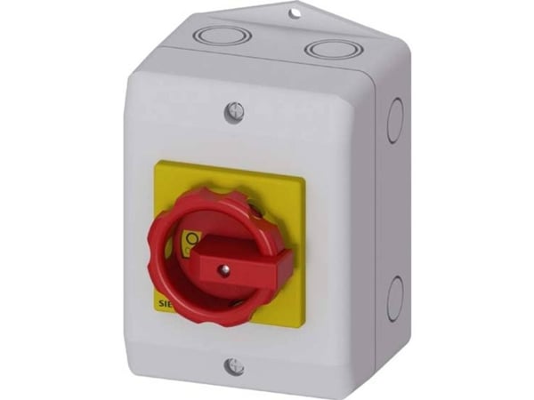 Rød, Gul 3-polet 16 mm² 25 A 1 x sluttekontakt, 1 x brydekontakt 690 V/AC Siemens 3LD21641GP53