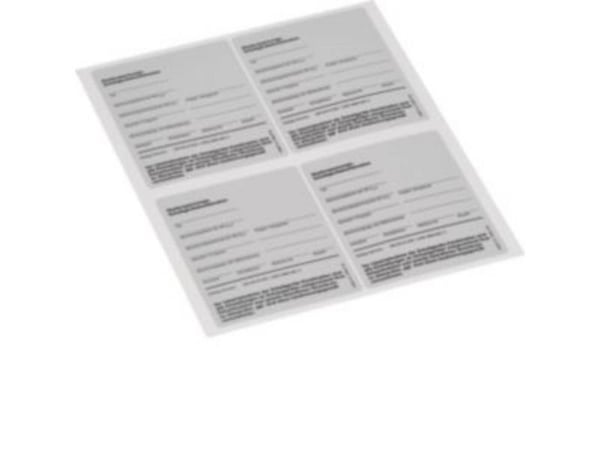 Hager-luokituskilven kytkin- ja ohjauslaitekokoonpano EN 61439 95 x115 mm FZ10TS1D (FZ10TS1D)